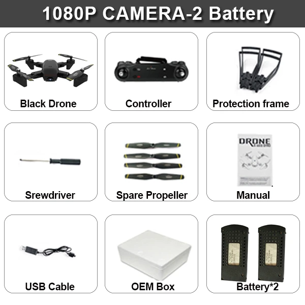 1080P Black 2B SG700D 4K Квадрокоптер Дрон Дроны с камерой Hd мини Дрон Rc вертолет игрушки профессиональный Дрон Com камера Квадрокоптер гоночный - Цвет: 1080P Black 2B