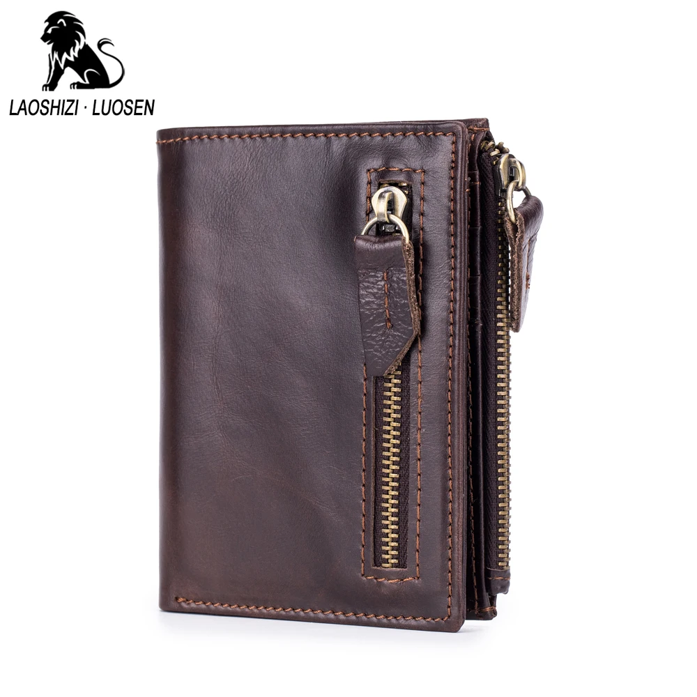 Новые Брендовые мужские недорогие кошельки кошелек из натуральной кожи