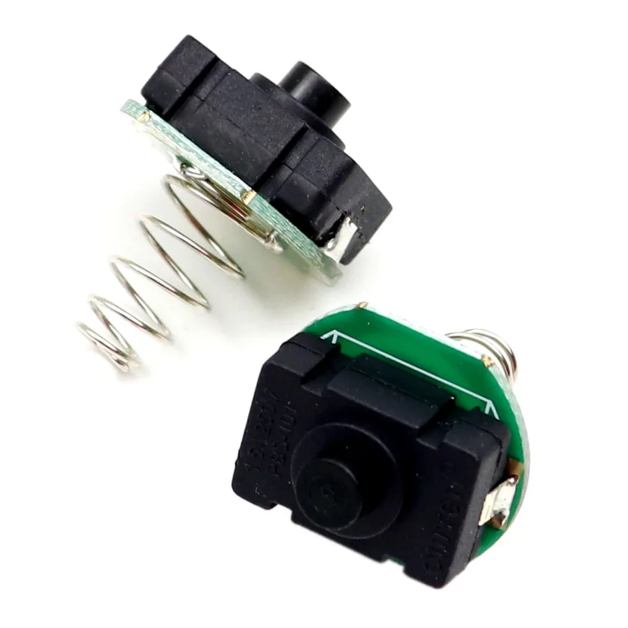 1 шт. 20 мм кнопка переключения фонарика Сделай Сам часть клик переключатель для C8