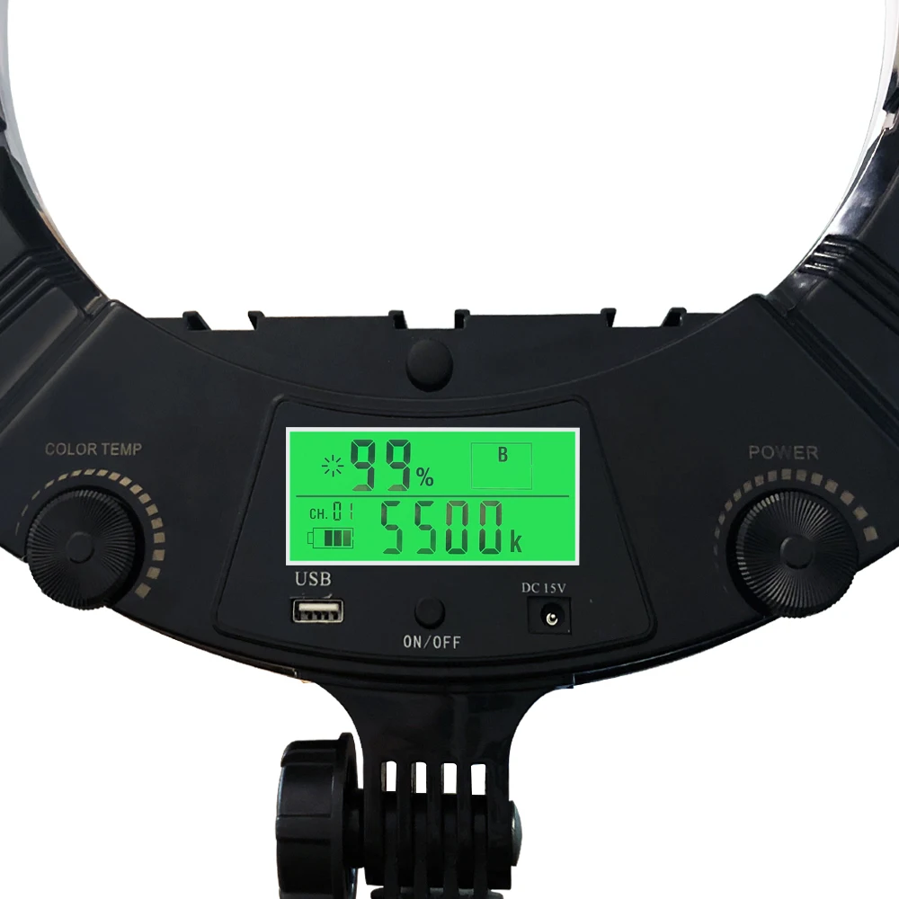 Цена Yidoblo лампа для фотостудии телефон USB зарядное устройство видео 18 дюймов 240 шт. светодиодное кольцо свет теплый и холодный цвет комплект кольц...