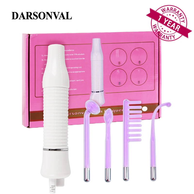 

DARSONVAL Portable High Frequency Device Violet Ray Facial Machine Acne Remover Purple Light Machine For Face Face Massager SPA