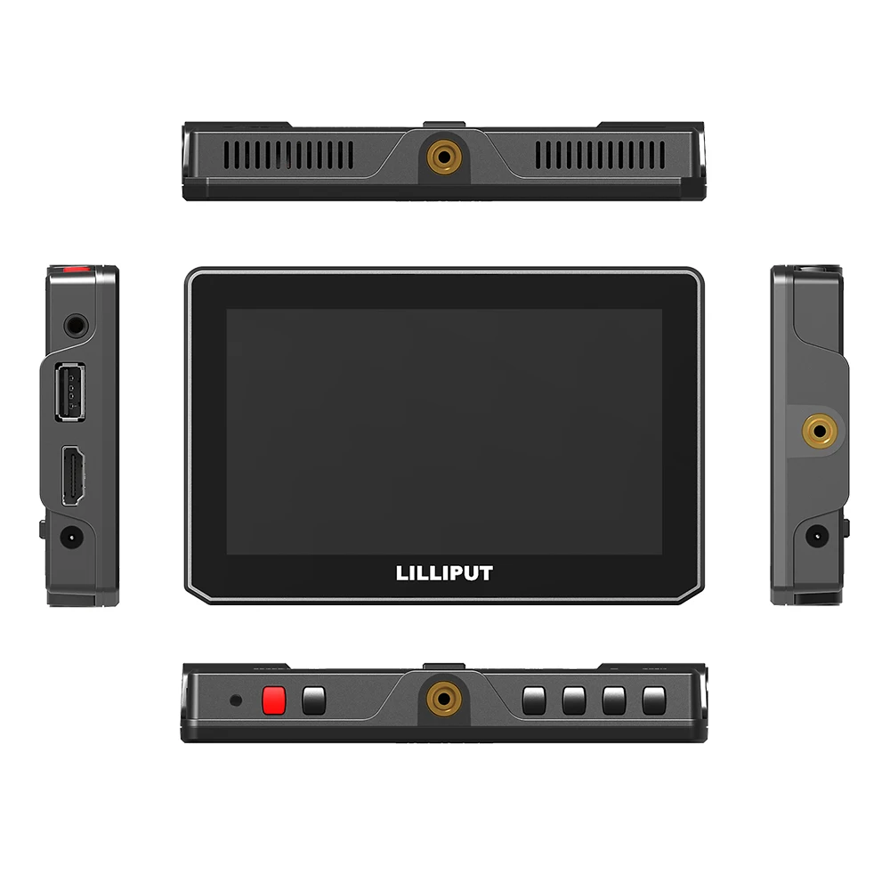 Новый HDMI-монитор LILLIPUT T5 4K 60 Гц вход 5 дюймов для камеры DSLR полевой монитор 3D LUT HDR