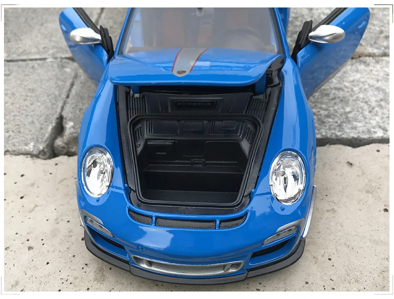 Bburago 1:18 Porsche 911 GT3 RS модель автомобиля из сплава Модель автомобиля Моделирование Украшение автомобиля коллекция Подарочная игрушка Литье под давлением модель игрушка для мальчиков