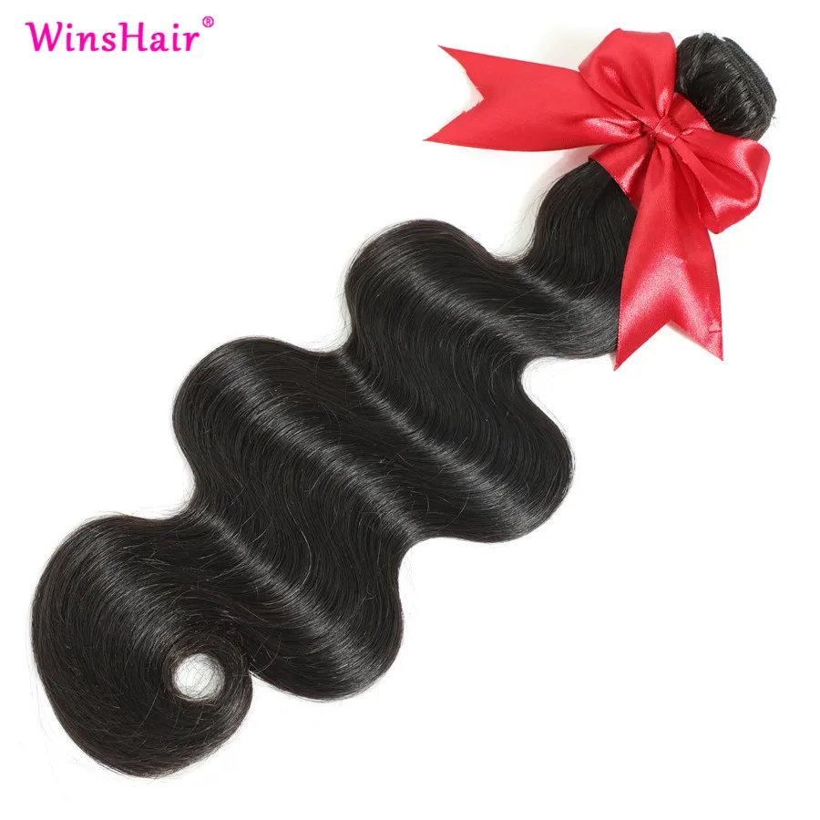 

Winshair Body Wave Bundles #1B Color 30 Inch Bundles 32 34 36 38 40 Inch Human Hair Bundles Remy Brazilian Hair Weaves Bundle