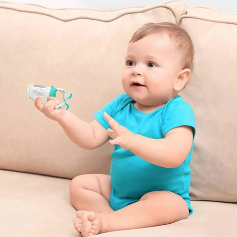 Baby Nipple Fresh Food Silicone Baby Pacifiers Feeder Kids Fruit Feeding Nipple Safe Supplies Nipple Teat Pacifier Bottles