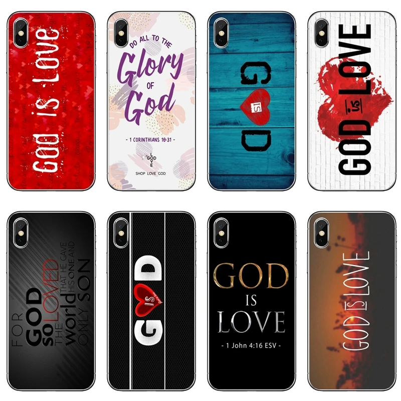 Силиконовый чехол God Is Love для Xiaomi Redmi S2 7 7A K20 6 6A 5A 4A 4X 5 Plus Note 8 4 Pro | Мобильные телефоны