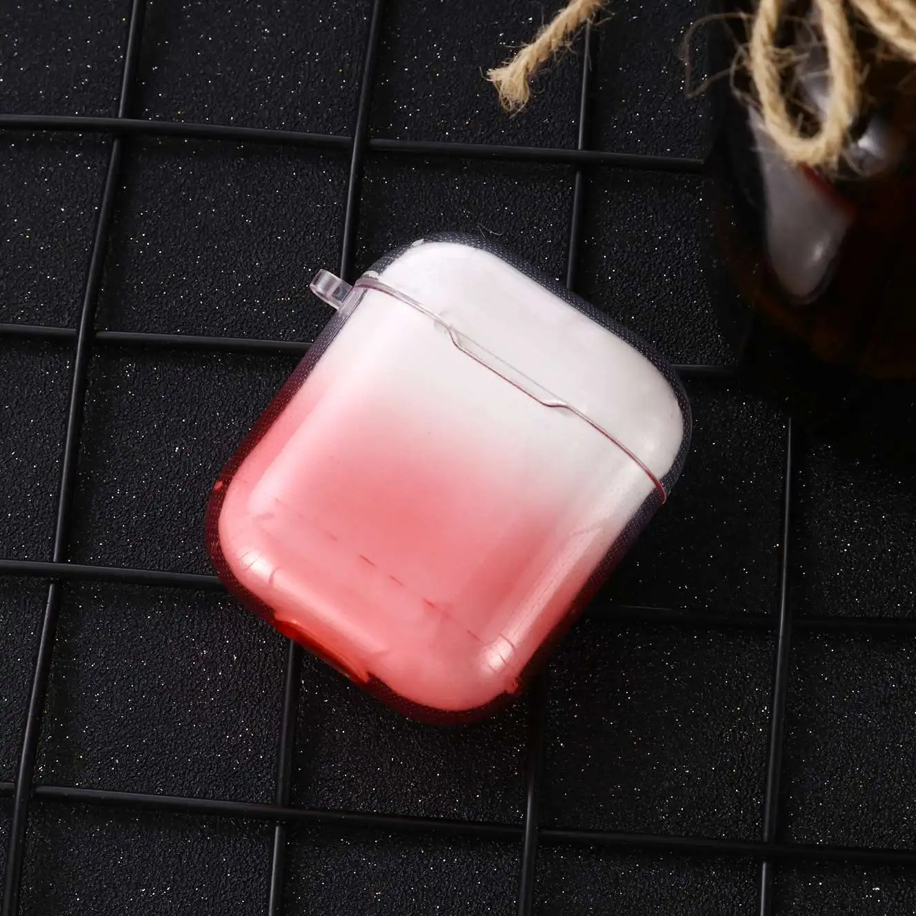 A2 Чехол для AirPods, Роскошный прозрачный градиентный ТПУ защитный чехол, беспроводной чехол для наушников Air pods 2, силиконовый прозрачный Чехол - Цвет: A2