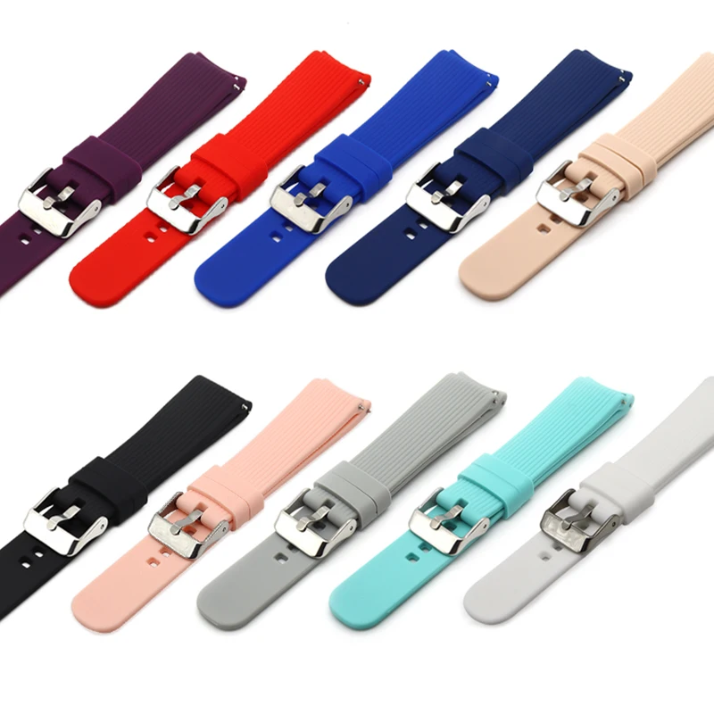 

20mm 22mm Wrist Straps Band for Samsung Galaxy Honor Huawei Watch GT 42mm 46mm smartwatch Strap Bands Sport belt bracelet