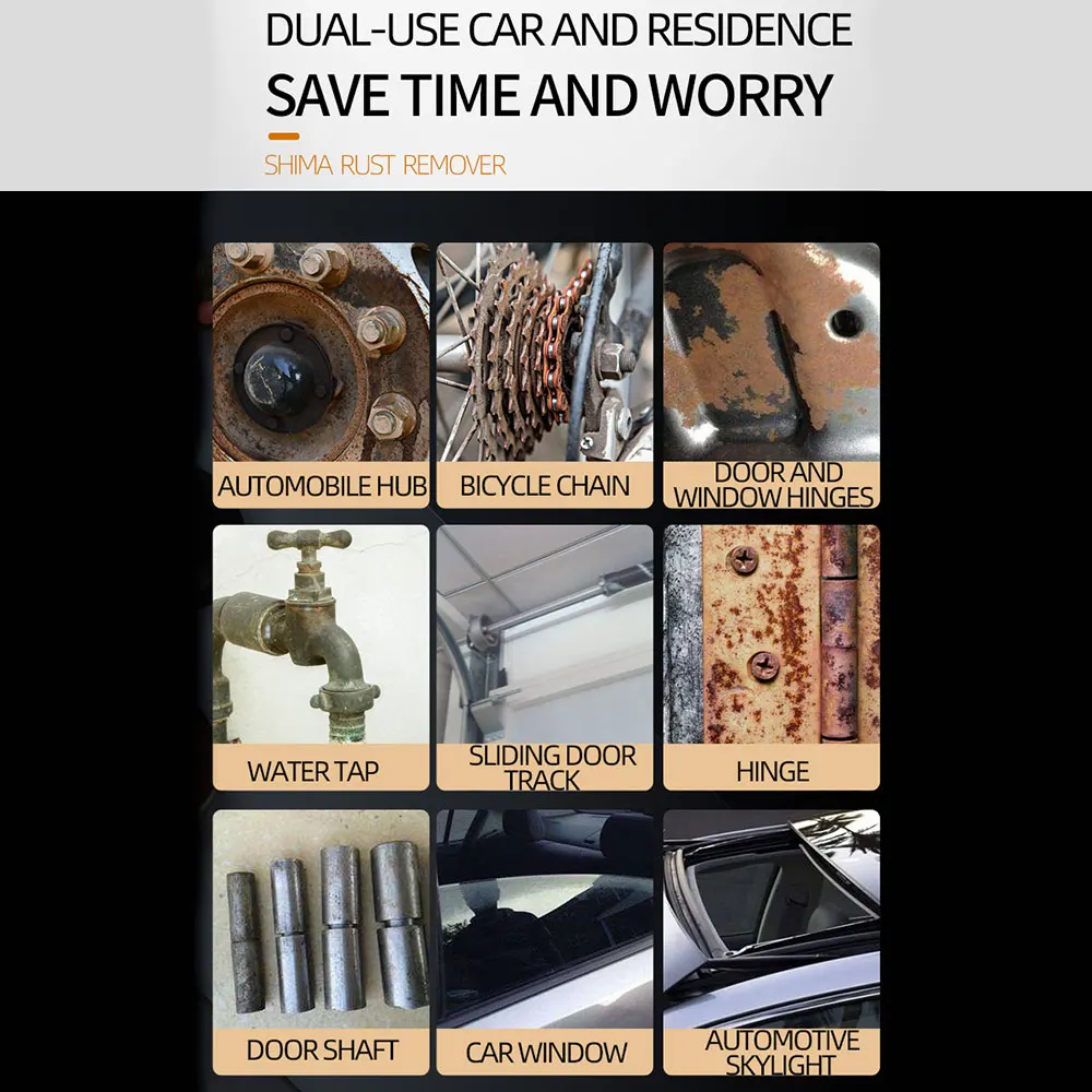 Vehemo 80 мл средство для удаления ржавчины окна ингибитор Ступицы Колеса Винт