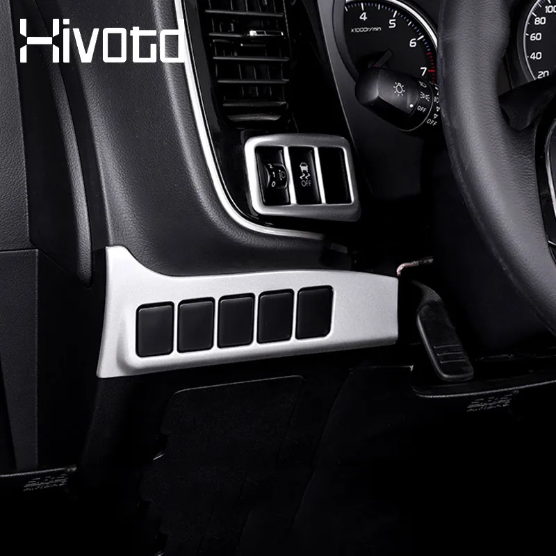 Hivotd наклейка на крышку фары для защиты интерьера Аксессуары Mitsubishi Outlander 3 2016-2021