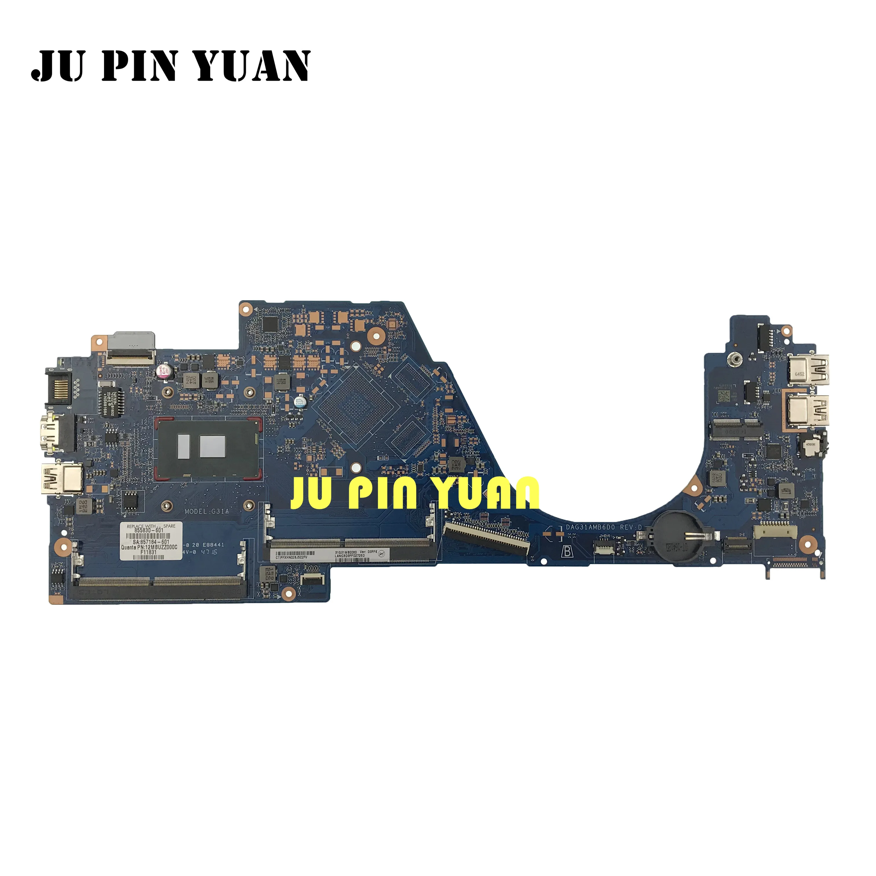 

855830-001 855830-501 855830-601 DAG31AMB6D0 for HP 14-AL Series Laptop Motherboard i5-6200 CPU All Fully Tested