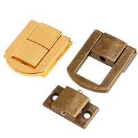 5pcs box latch hasps wooden jewelry box decorative 3024mm hasps latch with screws vintage furniture hardware
