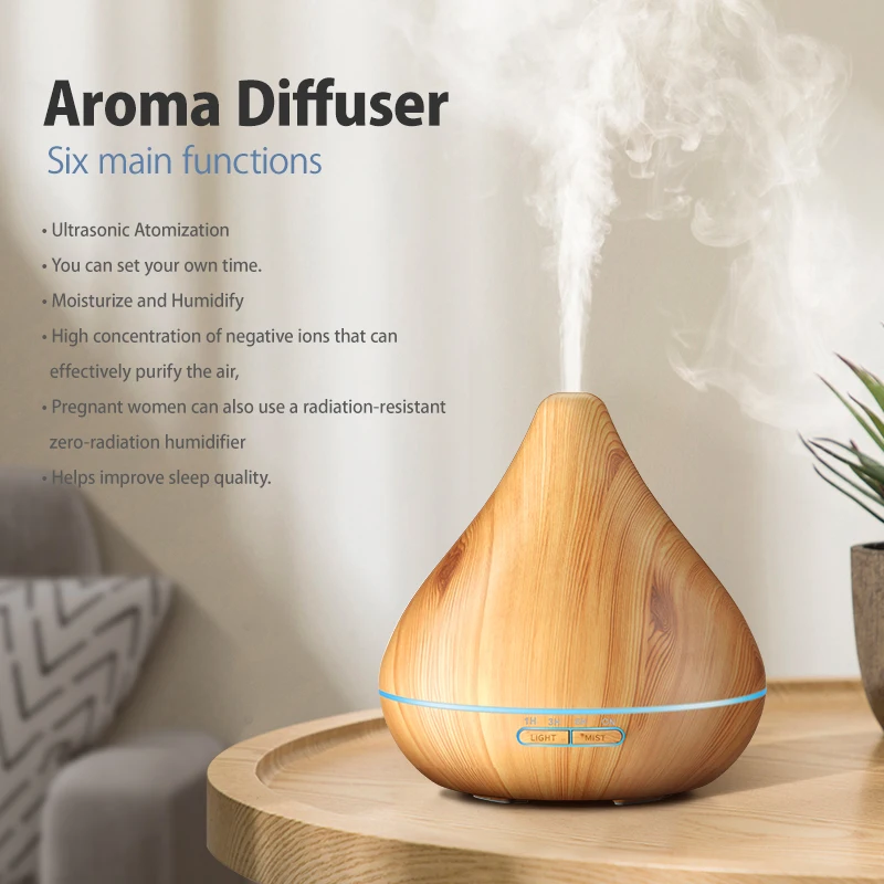 GXDiffuser 300 мл Электрический аромадиффузор с функцией таймера диффузор