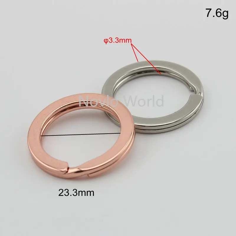 Мир Nolvo 5 20 23 3 шт. цветов 7/8 мм дюйма металлические кольца для ключей пряжки diy