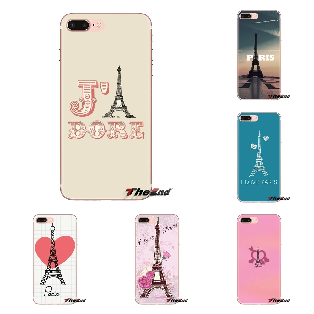 Прозрачный чехол из ТПУ для Xiao mi 6 A1 Max x 2 5X 6X Red Note 5 5A 4X 4A A4 4 3 Plus Pro love eiffel tower