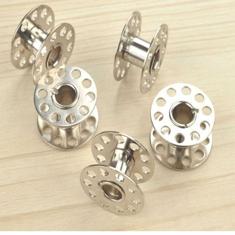 

5PCS Stainless Steel Metal Bobbins Spool Sewing Craft Tools Sewing Machine Bobbins Spool