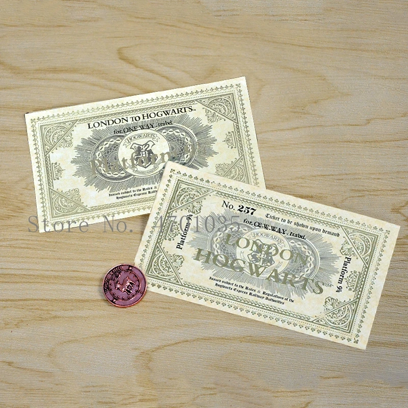 1 шт. Гарри кино Лондон Экспресс Реплика билета на поезд платформа № 257 для