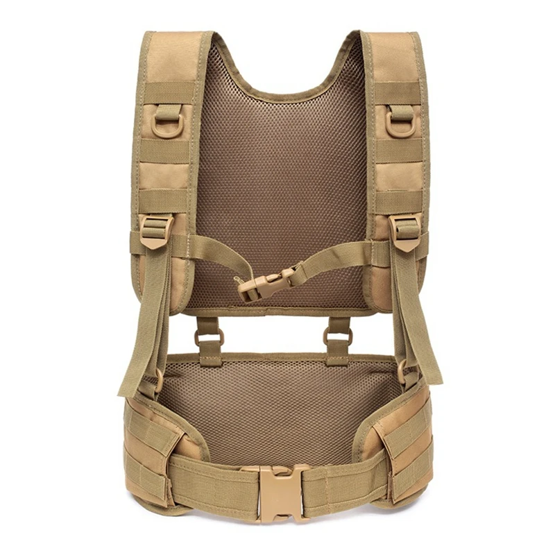 Military Tactical Vest Molle Chest Rig Airsoft Waist Belt Detachable Duty Belt Army Paintball Equipment Outdoor Hunting Vest images - 6