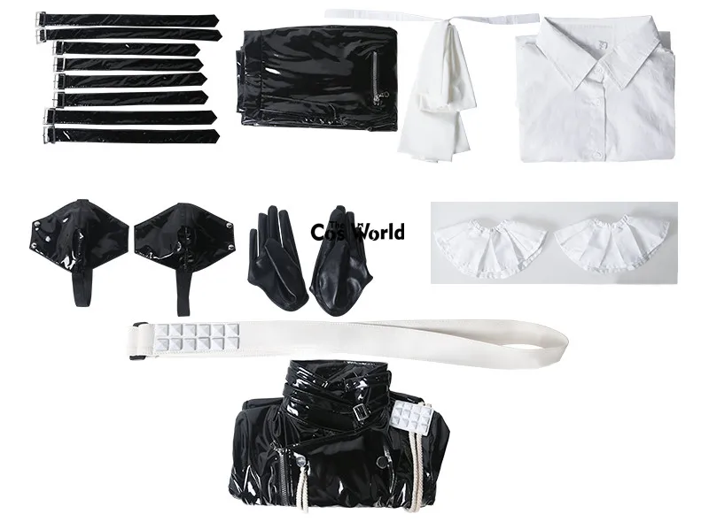 

PROMARE Mad Burnish Lio Fotia Leather Uniform Tops Pants Outfit Anime Cosplay Costumes