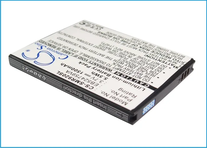 

CS 1500mAh/5.5Wh battery for AT&T Focus S,Rugby Smart,SGH-i847,EB524759VA,EB524759VABSTD,EB524759VK,EB524759VKBSTD