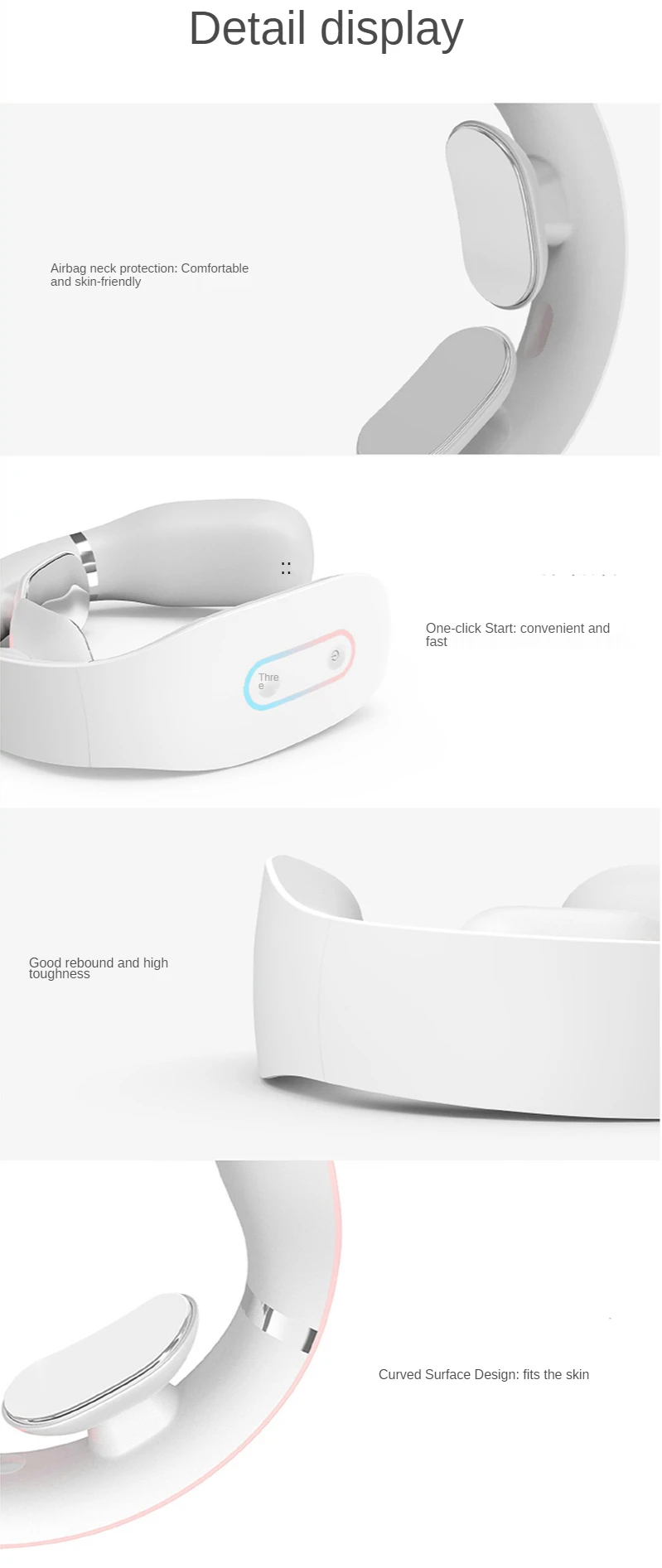 

Multifunctional Intelligent Mini Infrared Heating Pain Relief Electric Neck Cervical Spine Massager Pulse Back Instrument
