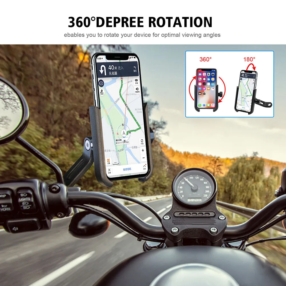 Держатель для мотоцикла с вращением на 360 °|Стойка GPS| |