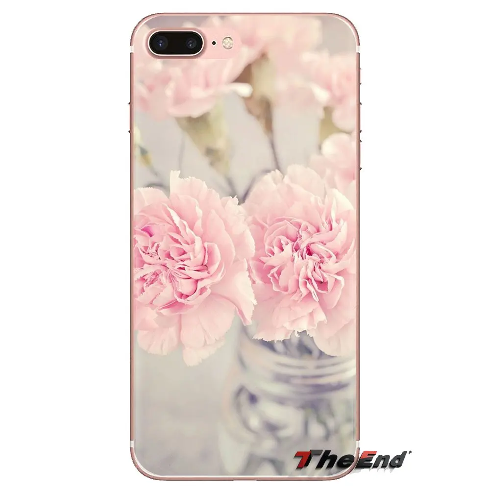 Розовые Блестящие розы обои прозрачные мягкие чехлы Чехлы для iPod Touch Apple iPhone 4 4s 5 5S