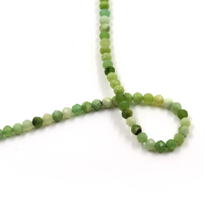 Бусины из натурального зеленого ограненного камня кормлте высокое качество 2 4 6