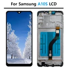 Оригинальный дисплей 6,2 дюйма с рамкой для Samsung Galaxy A10s LCD A107 SM-A107F, ЖК-дисплей, экран с дигитайзером в сборе, замена