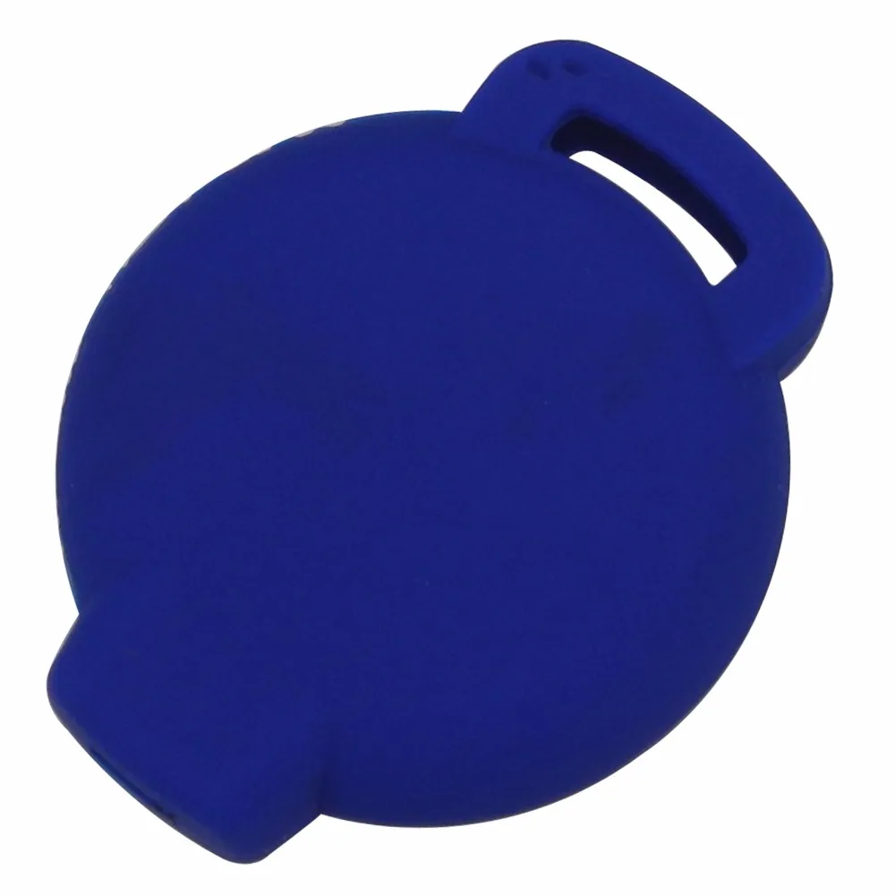 

jingyuqin 10pcs Silicone Car Key Case Cover For Benz Smart Car City Roadster 3 Buttons Key Case Shell