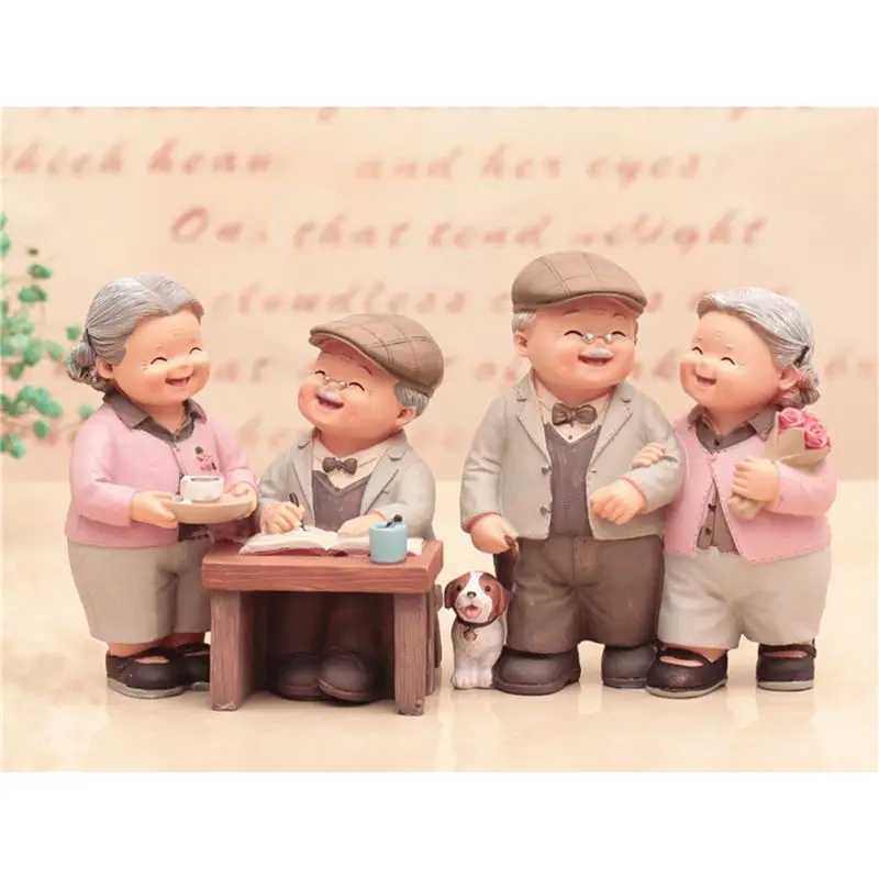 Домашние украшения для пожилых людей маленькие мам и дедушек старых персонажей