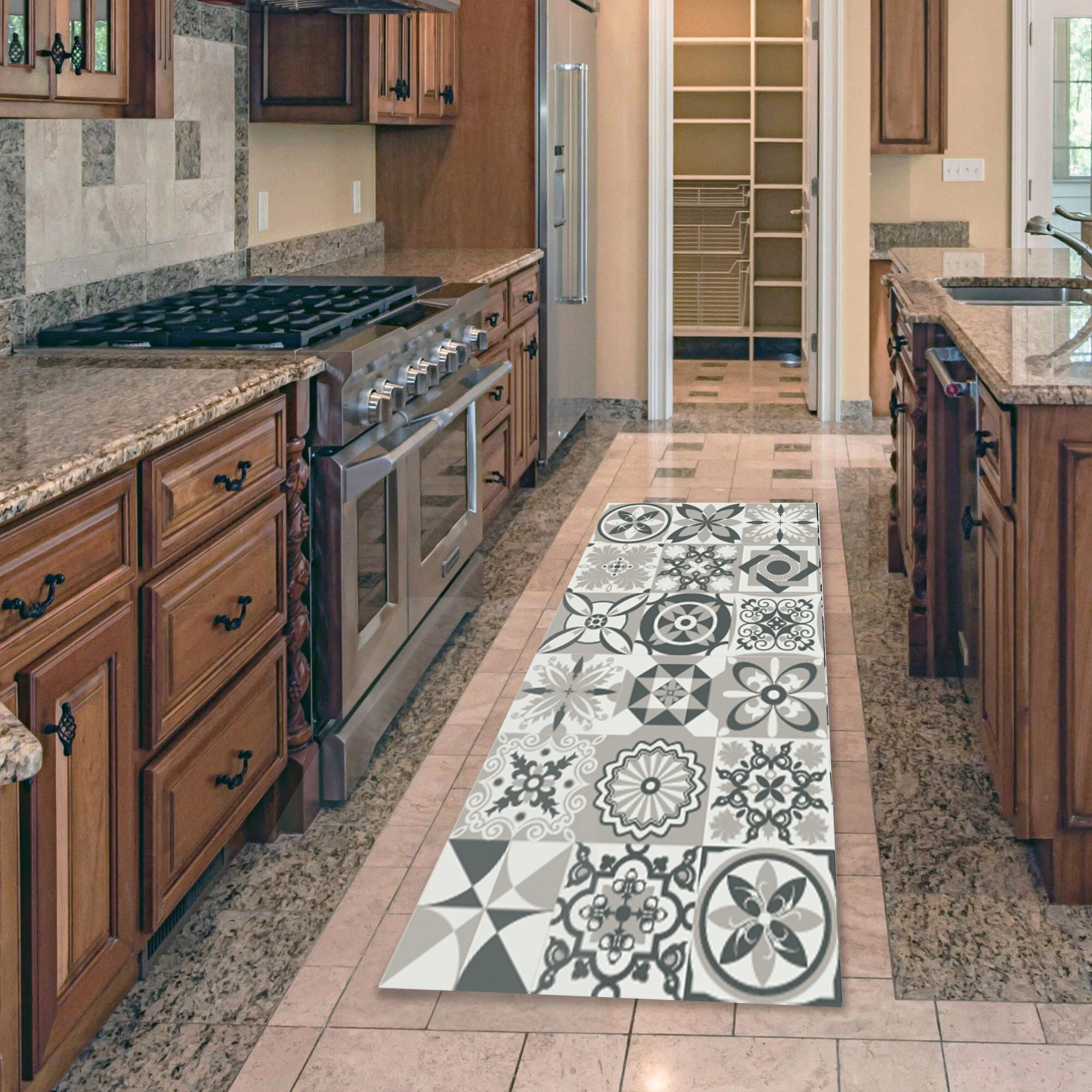 Богемный кухонный коврик коврики в стиле бохо противоскользящий дверной уличные