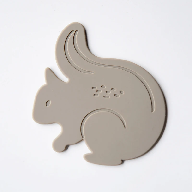 cartoon Silicone Cat Shaped Tea Coaster Cup Mat Pad Mug Holder Coffee Drinks Table Placemats Heat-resistant Coasters | Дом и сад