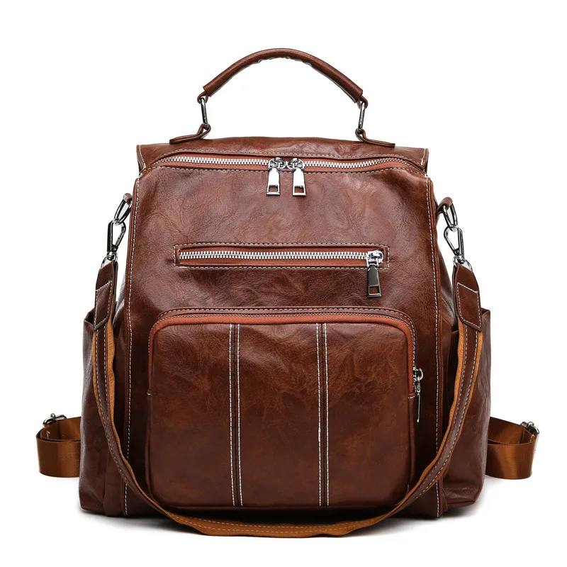 Женские кожаные рюкзаки модные сумки на плечо женский рюкзак Женский дорожный