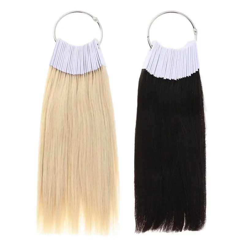 

Hair Color Boards Ring Real Practicing Styling Training Testing Samples For