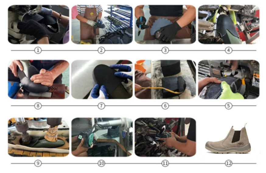 

Xiaomi Work Safety Shoes Boot Men High Steel Toe Genuine Leather Waterproof Ryder Sneakers Military Tactics Indestructible Shoes