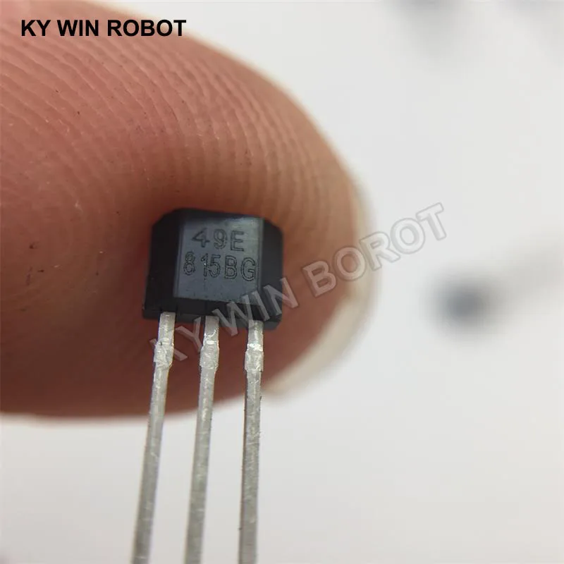 10PCS 49E Hall Element OH49E SS49E Hall Effect Sensor Linear Switch New Good Quality