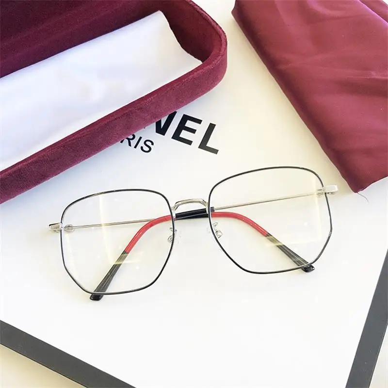 Тонкие металлические очки с синим светом женские роскошные Брендовые уникальная