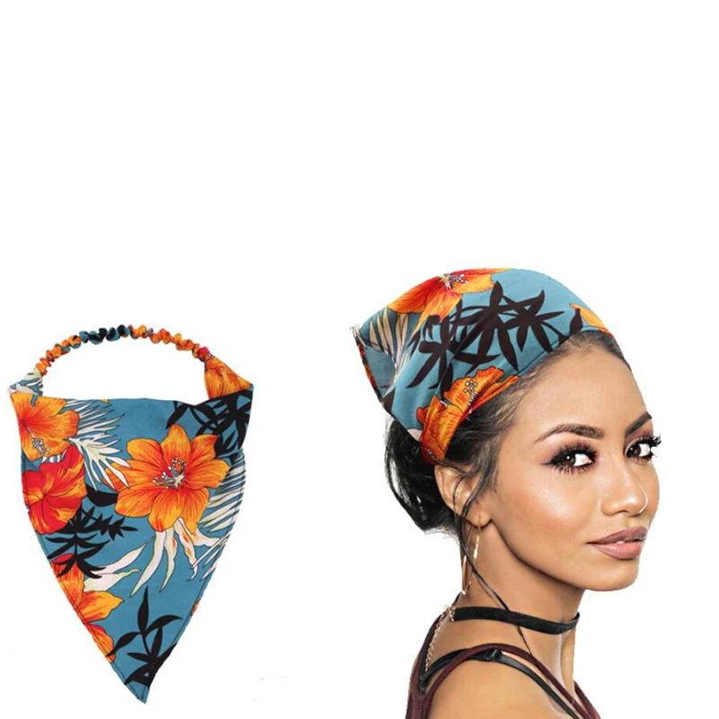 

Women Hair Accessories For Baby Fashion Headband Fabric Cross Knotted Bow Chiffon Floral Hair Band Korea Headdress Ladies Hoop