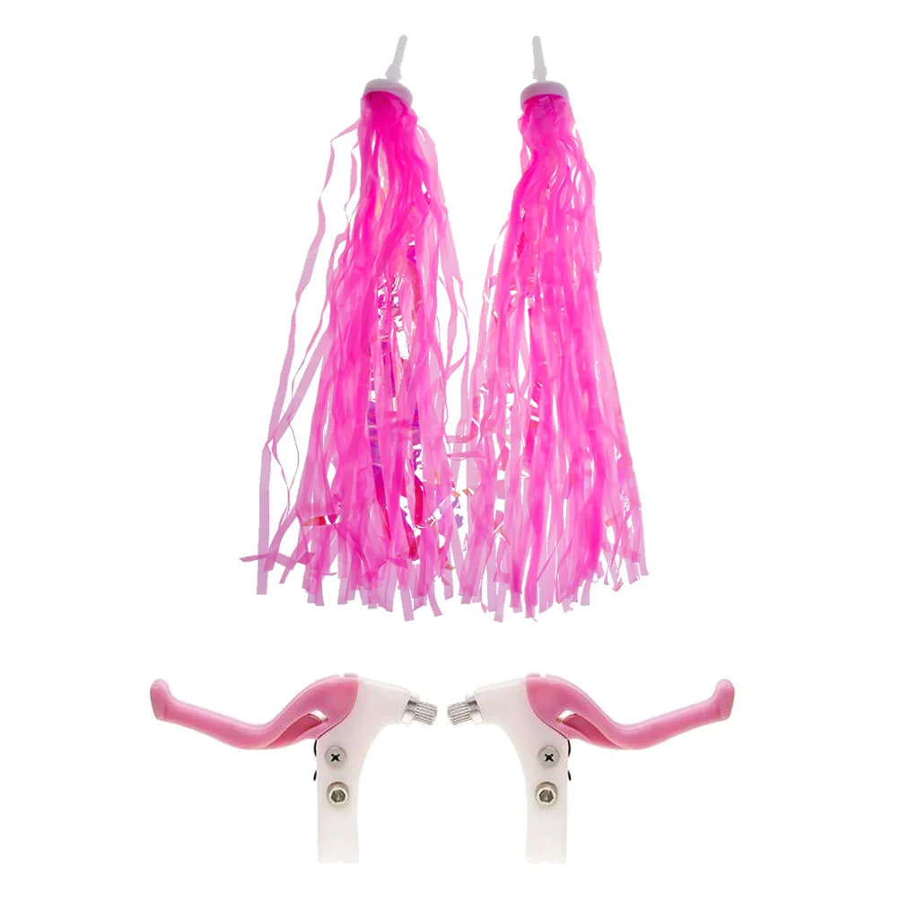 Детский велосипед для девочек и мальчиков серпантин в руль ручка кисточки Легкое