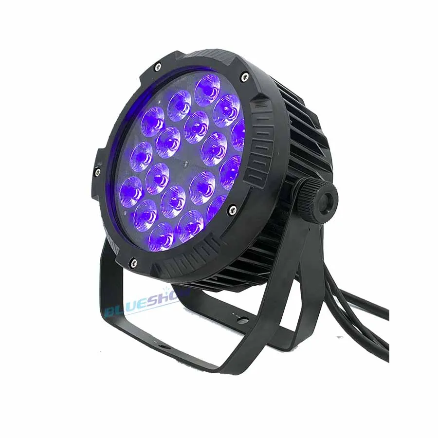 Без налога 8x Алюминий светодиодный Par Светильник на открытом воздухе 18x10 Вт