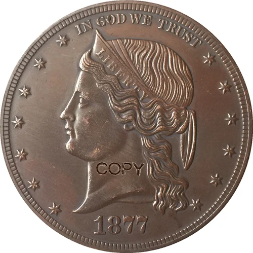 Копия монеты США 1 доллар 1877 | Дом и сад
