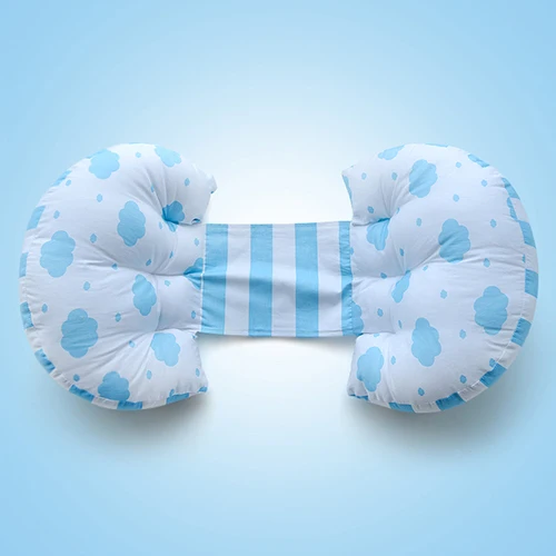 Blue White Clouds Дизайн Милая Корона Шаблон Подушка для беременных и кормящих съемные боковые шпалы подушка для тела 72*35 см u-образная Талия Подушка travesseiro - Цвет: Blue White Clouds