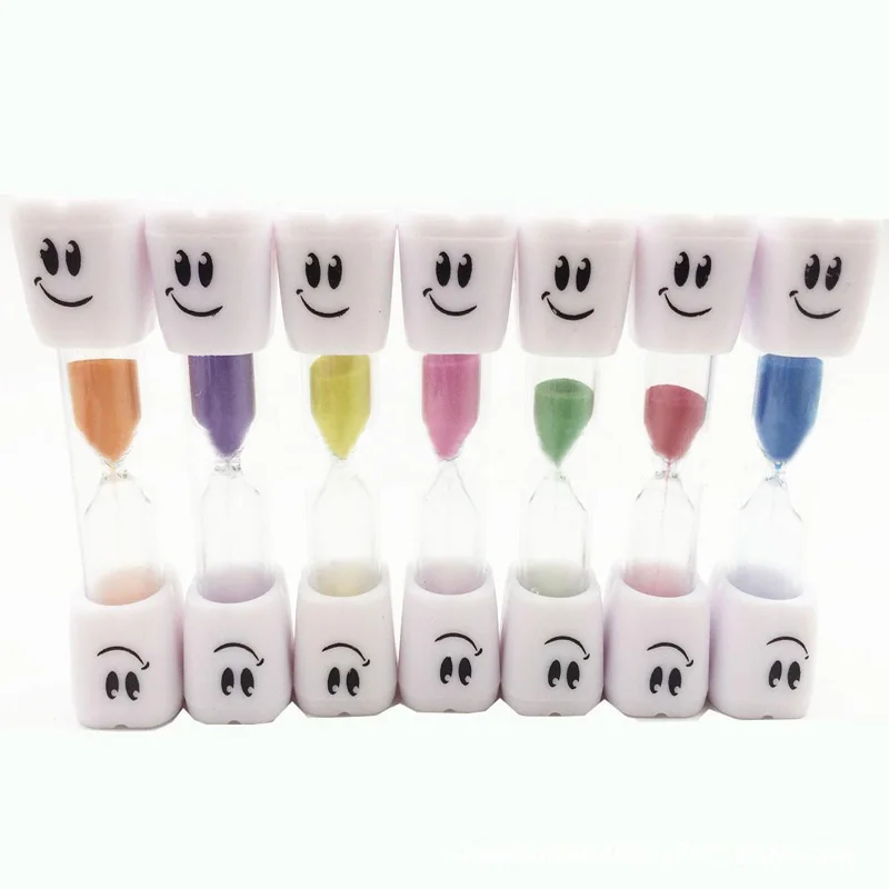 Песочные часы 1 минута 2 минуты 3 креативные мультяшные песочные с улыбающимся