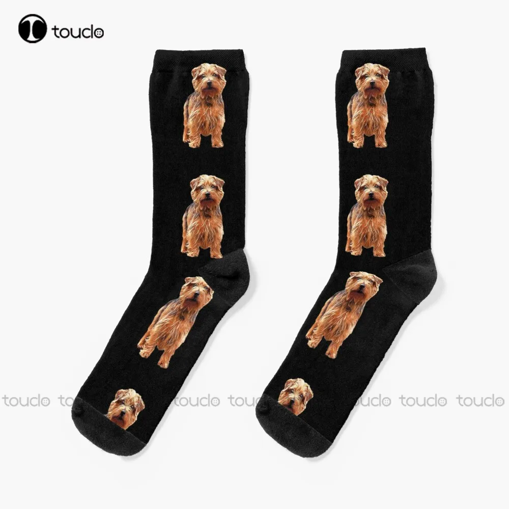 Norfolk Terrier Socks Unisex Adult Teen Youth Socks Personalized Custom 360° Digital Print Hd High Quality  Christmas Gift
