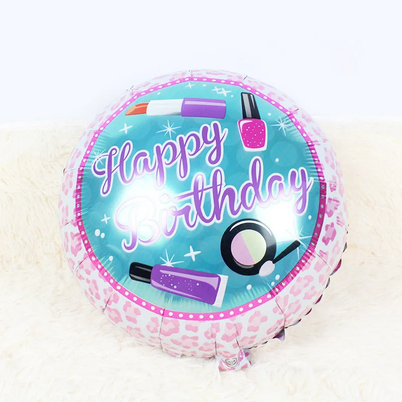 5 шт./лот 18 дюймов для взрослых вечерние макияж День Рождения алюминиевой фольги