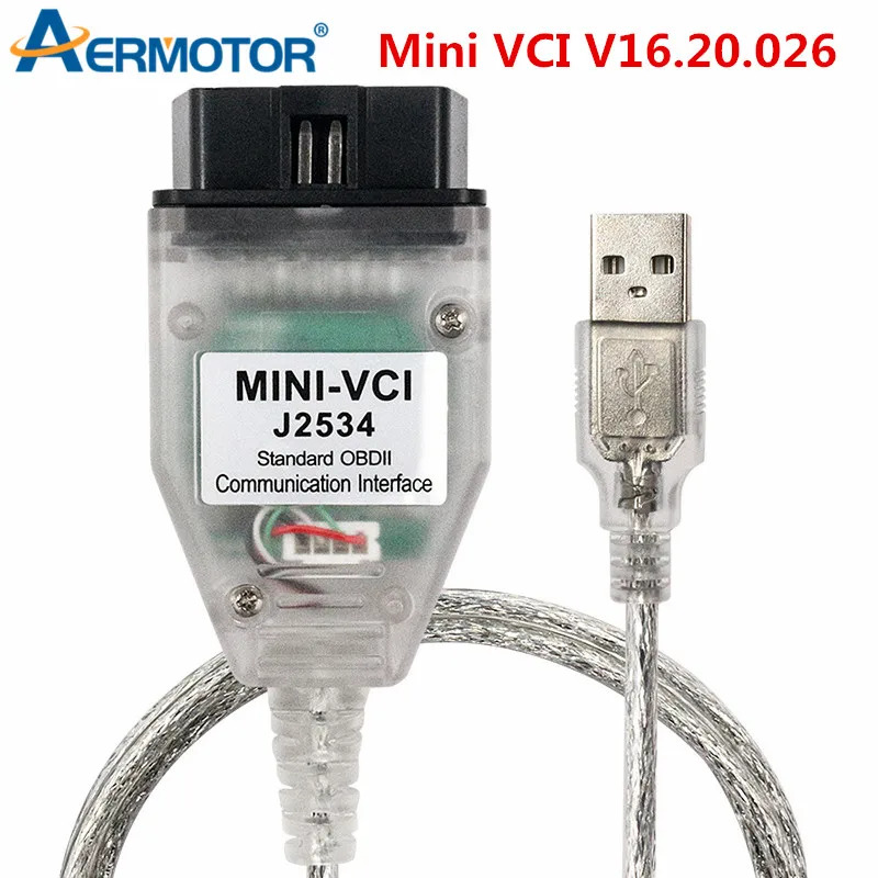 Лучший мини VCI V16.20.026 автомобильный OBD2 Диагностический кабель для Toyota TIS Techstream