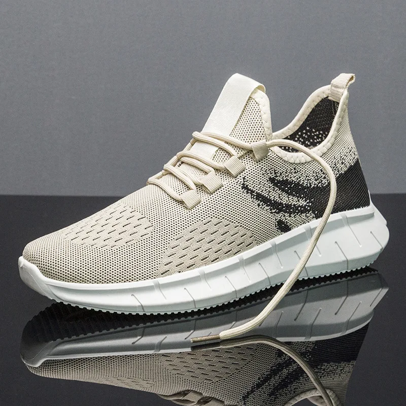 

Breathable Tenis Masculino Sneaker Unisex Non-Slip Lightweight Soft Flexible Deodorant Athletic Sports Men Casual Running Shoes
