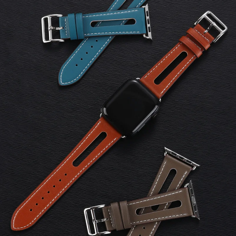 Новый кожаный ремешок для Apple Watch ремень серии 4/3/2/1 38 мм 42 Высокое качество