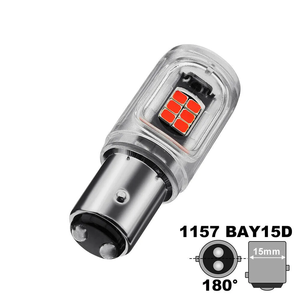 

2357 1157 BAY15D LED Bulbs 2396 2835 Chips 2pcs 3497 12499 3W/Pc 1157A
